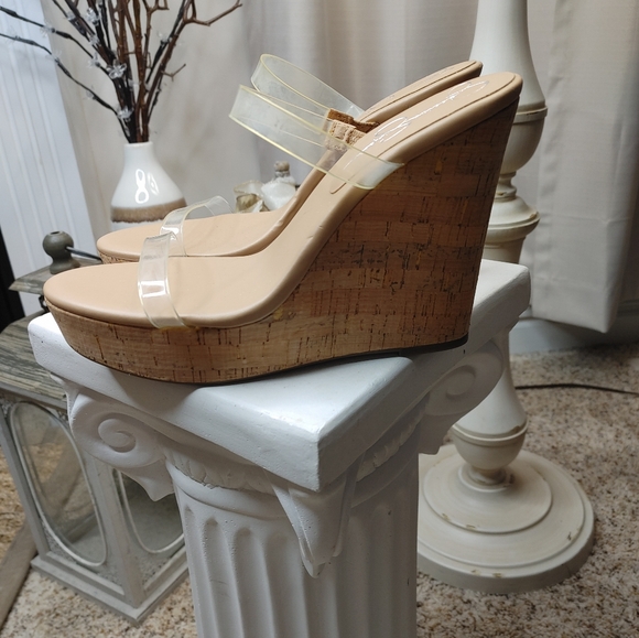 Jessica Simpson Tumile Wedge Sandals 10M - Picture 6 of 10